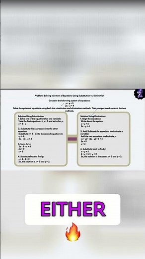Elimination Method: Faster Equation Solving Explained!