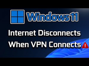 Internet Gets Disconnected When VPN Connects to Windows 11/10 FIX