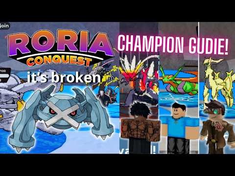 METAGROSS DESTROYS THE ELITE 4 and CHAMP! RORIA CONQUEST Guide April 2026