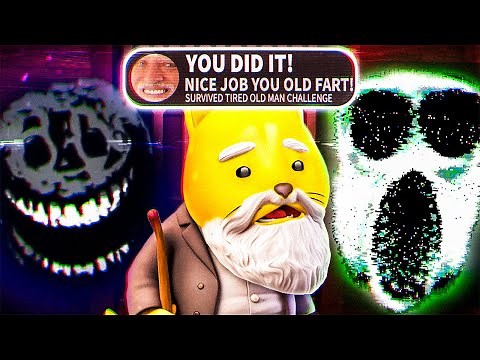 The Roblox DOORS TIRED OLD MAN CHALLENGE!