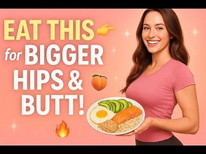 What to Eat to Gain Hips & Buttocks Naturally 🍑💪 | Best Foods for Bigger Curves Fast!