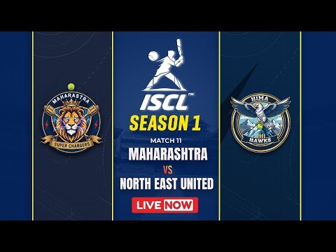 ISCL SEASON - 1 | MAHARASHTRA SUPER CHARGERS vs HIMA HAWKS | MATCH - 11 | DAY - 3