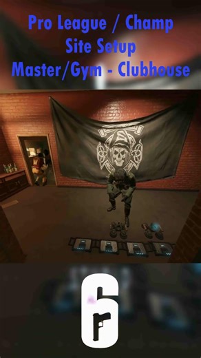 R6 Pro League Site Setup Gym/Bedroom Clubhouse #rainbow6siege #r6s #proleague #strats