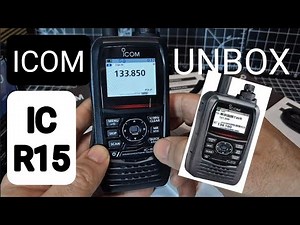 Unbox / Overview ICOM IC-R15 Dual Receiver - Bluetooth 2025