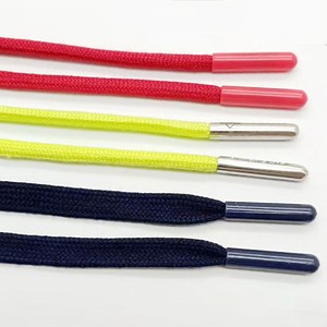 [Hot Item] Custom Metal Aglets Flat Hoodies Cotton Draw String Cord Drawstrings Drawcords for Hoodie Strings