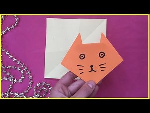 ♥︎ DIY: ORIGAMI CAT ♥︎ HOW TO MAKE A PAPER CAT ♥︎ EASY CAT
