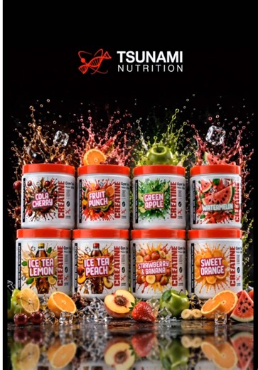 Créatine GymTok Line 8,90 € — 8 saveurs à goûter