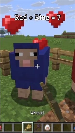 Try mixing these colors in Minecraft ❤️ #minecraft #shorts #gaming #viral #trending #foryou #fyp