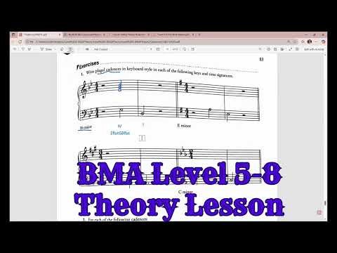 RCM Level 5-8 Theory Online Class | Brilliance Music Academy