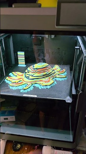 Multi-Color Axolotl 3D Printed Perfectly #3dprinting #shorts