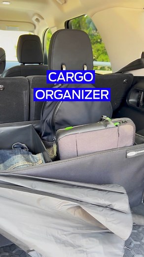 Keeping your vehicle clean is easy with the Cargo Organizer! Made of premium-grade, woven-polyester, the organizer requires no tools for installation, is water repellant, and resists mildew. For more information, visit accessories.ford.ca. ​ #FordAccessories #FordCanada #CarAccessories #CarOrganizer | Ford Canada