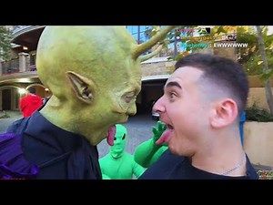 Lacy Gets Attacked By Aliens!