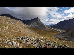 POV autumn hike in Sarek National Park, Sweden, part one