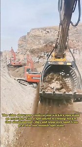 Smart Digging: Watch This Genius Bucket Separate Sand Like Magic!