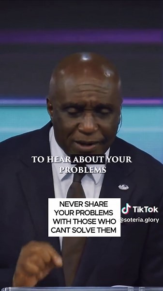 NEVER SHARE YOUR PROBLEMS WITH THOSE WHO CANNOT SOLVE THEM #smhos #davidibiyeomie #davidibiyeomie✅ #SALVATION #fypシ゚ #fyp #FAITH #2025