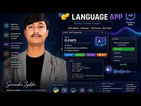 “Python se real-time translator bana diya 😱”👉 Python Translator App | Real-Time Translation Project