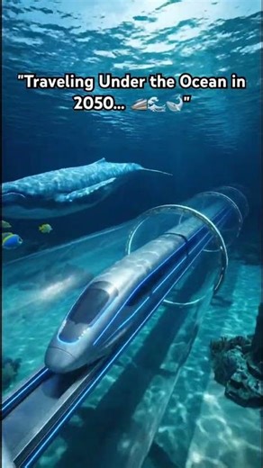 This is How We Travel in 2050! 😱🚄🌊 #shorts