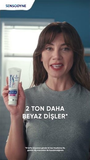 Sensodyne Klinik Beyazlık ile 7 Kat Daha Etkili Leke Giderme ve 2 Ton Daha Beyaz Dişler