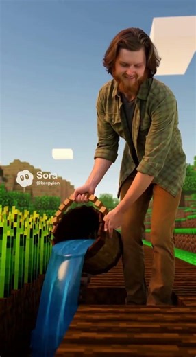 Tending my farm in Minecraft #timetravelvlogs