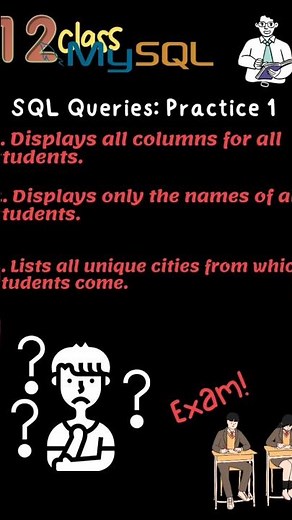SQL Queries for class 12 : Part 1