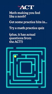 Ready to level up? Here's your chance! Try out the math practice quiz (with questions from the ACT). | ACT