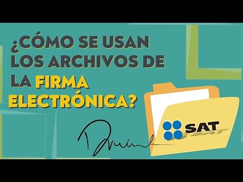 🔏 How are the SAT electronic signature files used? #efirma #privatekey #SATcertificate