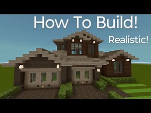 Minecraft | Realistic Traditional Suburban House Tutorial | Realistic House Tutorial | How To Build