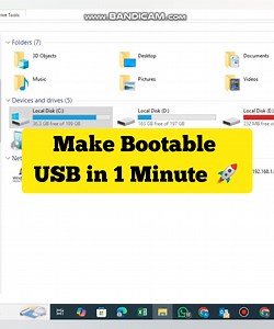 💻 Create Bootable USB in Minutes with Rufus! 🚀 Step-by-step guide to make your pendrive bootable and install Windows easily. 100% Working 🔥 | Quick & Simple #Rufus #BootableUSB #Pendrive #TechTips #WindowsInstallation #RufusTutorial #USBDrive #PCSetup #TechReels #ComputerTips #ITSupport #WindowsBoot #TechHacks #ReelsTrending #HowTo #ViralReels #TechGuide #WindowsTips #PCBuild #LearnOnReels #TechTutorial #ForYou #fblifestyle | Tech Whiz Ajith