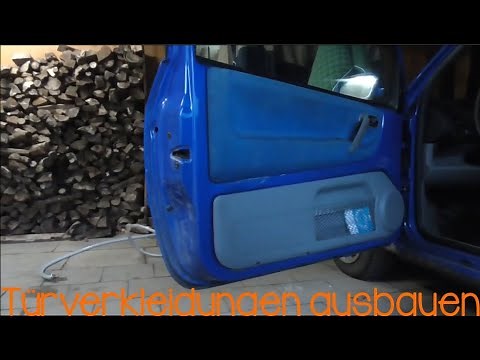 VW Lupo Türverkleidungen demontieren
