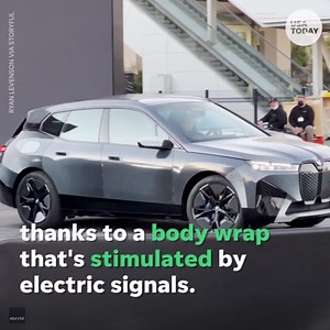 BMW unveils color-changing SUV with special body wrap for E Ink technology