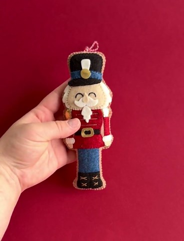 Felt Nutcracker Ornament Pattern – Christmas PDF Sewing Tutorial - Etsy UK