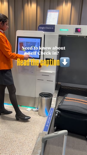 𝐀𝐧𝐮𝐠𝐲𝐚 𝐀𝐠𝐠𝐫𝐚𝐰𝐚𝐥 | 𝐓𝐫𝐚𝐯𝐞𝐥 & 𝐋𝐢𝐟𝐞𝐬𝐭𝐲𝐥𝐞🧿 on Instagram: "Tired of long queues at Delhi Airport T1? Here’s the fastest way to check-in ✈️ 1. Enter departures with PNR/booking ready. 2. Find self check-in kiosk (CUSS machine). 3. Enter PNR + name, select seat if needed. 4. Print boarding pass + baggage tag. 5. Stick the baggage tag on your luggage. 6. Go to self bag drop conveyor area. 7. Scan boarding pass or tag barcode on the screen. 8. Accept the no prohibited items d