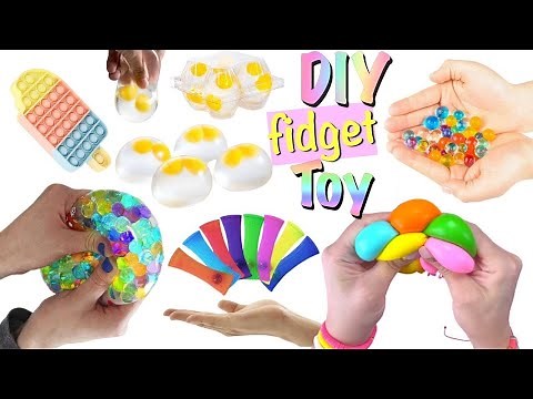 11 DIY FIDGET TOY IDEAS - Viral TikTok Fidget and Pop It Toy - How to Make a Stress Toy at Home