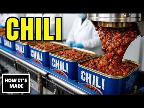 How Canned Chili Is Made — And Why It's Never Just Meat and Beans