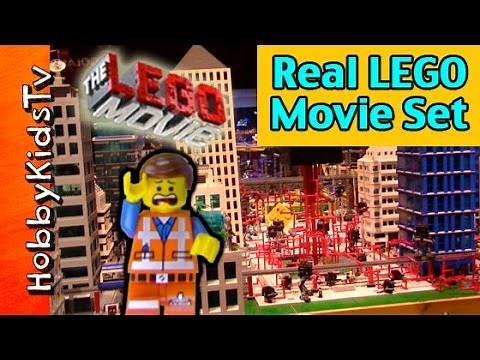 HobbyKids go to The LEGO Movie Hollywood Set at LegoLand California