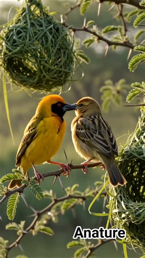 Weaver Bird Courtship & Mating | Nature's Woven Romance ❤️🪺