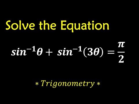 How to solve the Trig. Equation