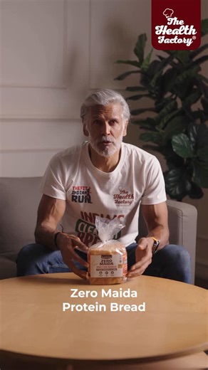 The Health Factory on Instagram: "The kind of bread that fits your goals and your breakfast plate! Packed with nutrition, our Zero Maida Protein Bread is the one you can count on even on cheat days. Order the Zero Maida Protein Bread from Blinkit, Swiggy Instamart, Zepto, BigBasket and Amazon."