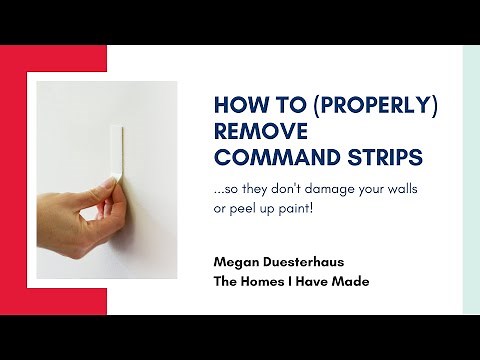 How to Remove Command Strips