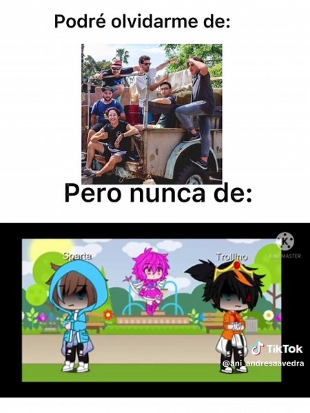 Edits de Mikecrack y Sparta en Gacha Life