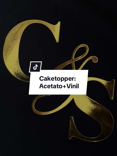 Cómo hacer cake toppers fáciles con acetato y vinil