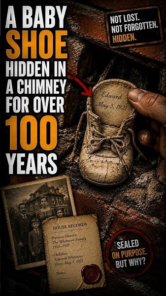 The Baby Shoe Hidden Inside a Chimney for 100 Years