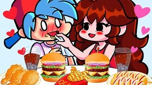 MUKBANG vs Friday Night Funkin' (feat. Boyfriend, Girlfriend) - FNF ANIMATION