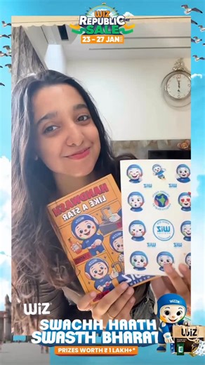 Astha on Instagram: "नमस्तेBharat! The Cossmic Revolution has begun! ✨ A new and healthy era for our country starts NOW! Meet Wizzie, Bharat ka apna hygiene superhero! He’s leading the BIGGEST health movement of the year: uniting Bharat for a nationwide “Swachh Haath, Swasth Bharat” mission! I am ASTHA JANJANI (WSHSB593), and I’m proud to be an official part of this crucial National hygiene campaign and If you love making videos, this is your golden chance to shine and help build a healthier Ind