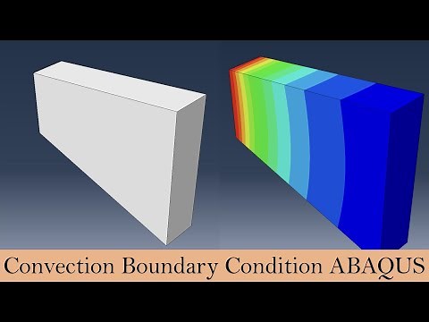ABAQUS CAE Tutorial for Heat Transfer Analysis | Part 3 (Convection Boundary Condition)