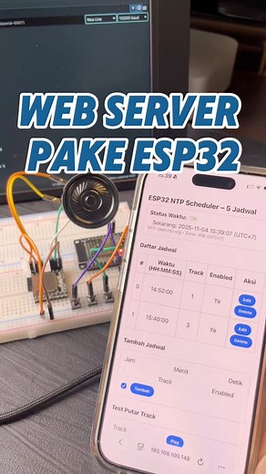 apa kamu tertarik bikin? #esp32 #project #web #server #diy | Team Ichibot
