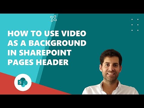 How to use video as a background in SharePoint pages header
