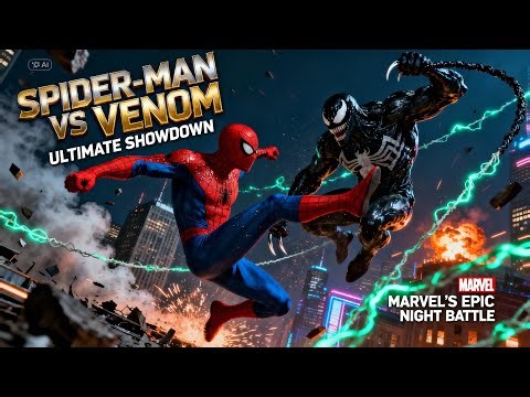 🔥 Epic Battle: Spider-Man vs Venom – The Ultimate Showdown in 4K! 🔥
