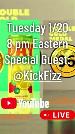 This Tuesday 1/20 at 8 pm Eastern over in the YouTube channel, I welcome Julie Rhodes, co-founder of @Kick Fizz as my guest to discuss the launch of their beverages in the THC market. Join us to be a part of the live and what should be an informative, educational, and entertaining time. #rodjbeerventures #kickfizz #thc #thcdrinks #youtube