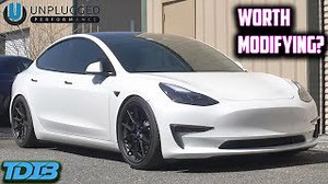 A modified Tesla Model 3 Performance that defies logic